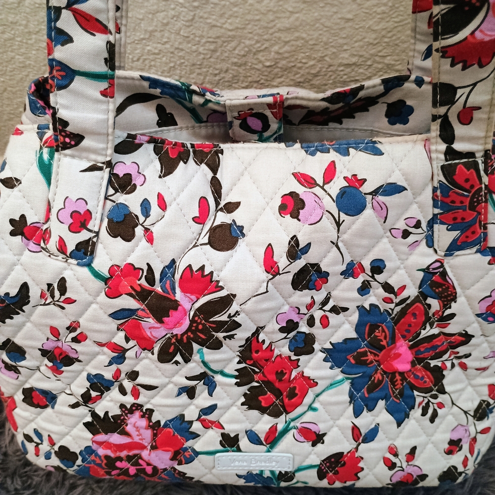 Vera Bradley Multicolor Floral Quilted Shoulder Bag